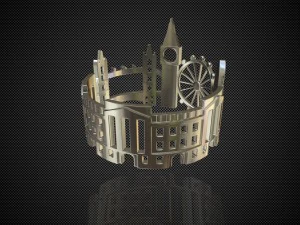 cityscape design ring london 3D Model