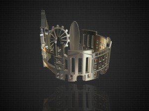 cityscape design ring london 3Dモデル