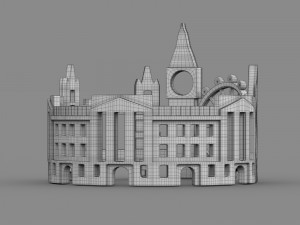 cityscape design ring london 3Dモデル