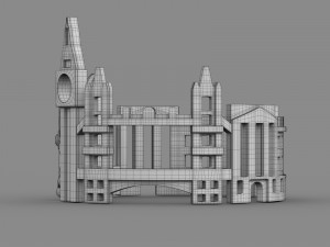 cityscape design ring london 3Dモデル