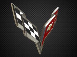 corvette logo 3D मॉडल