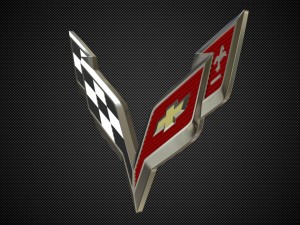 corvette logo 3D मॉडल