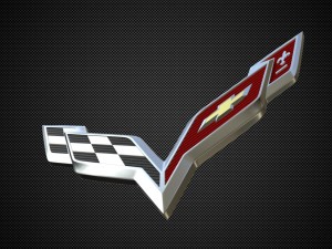 corvette logo 3D मॉडल