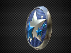 logotipo de venucia Modelo 3D