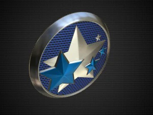 logotipo de venucia Modelo 3D