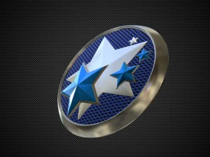 logotipo de venucia Modelo 3D