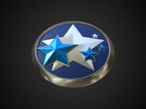 logotipo de venucia Modelo 3D