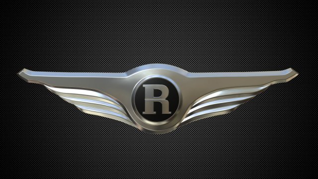 riich logo Modello 3D .c4d .max .obj .3ds .fbx .stl .blend 