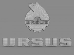 ursus logo Model 3D