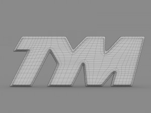 tym logo Modello 3D