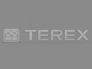 terex logo Modello 3D