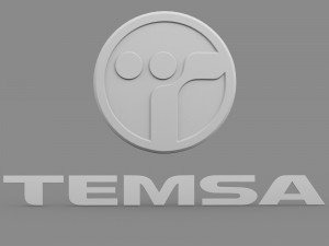 temsa logo 3D 모델