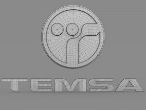 temsa logo 3D 모델