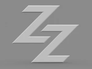 logo tazzari Model 3D