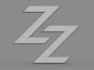 logo tazzari Model 3D