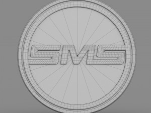 sms logo 3D Модель
