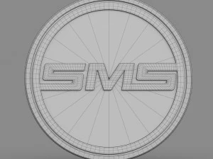 sms logo 3D Model