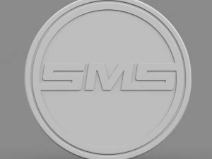 sms logo 3D Model