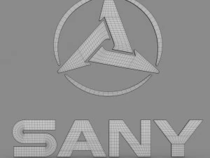 logotipo de sany Modelo 3D