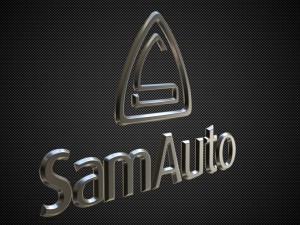 sam auto logo Modello 3D
