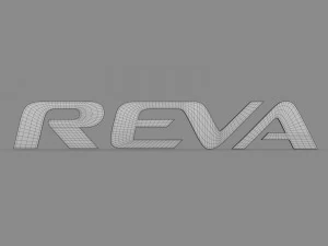 logo reva Modello 3D