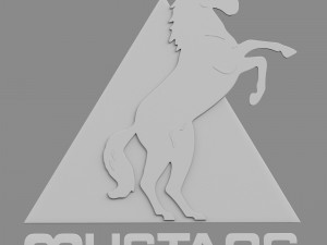 tractor logo 3D Model
