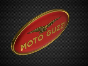 moto guzzi logo 2 3D Model