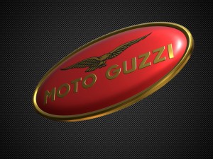 moto guzzi logo 2 Modèle 3D