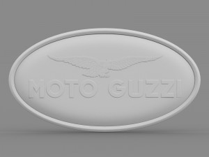 moto guzzi logo 2 Modèle 3D