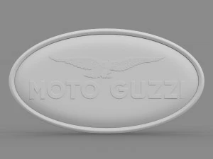 moto guzzi logo 2 3D Model