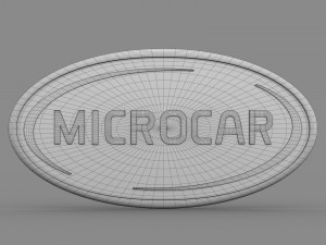 microcar logo 3D 모델