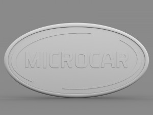 microcar logo 3D 모델