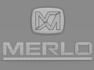 merlo logo 3D 模型