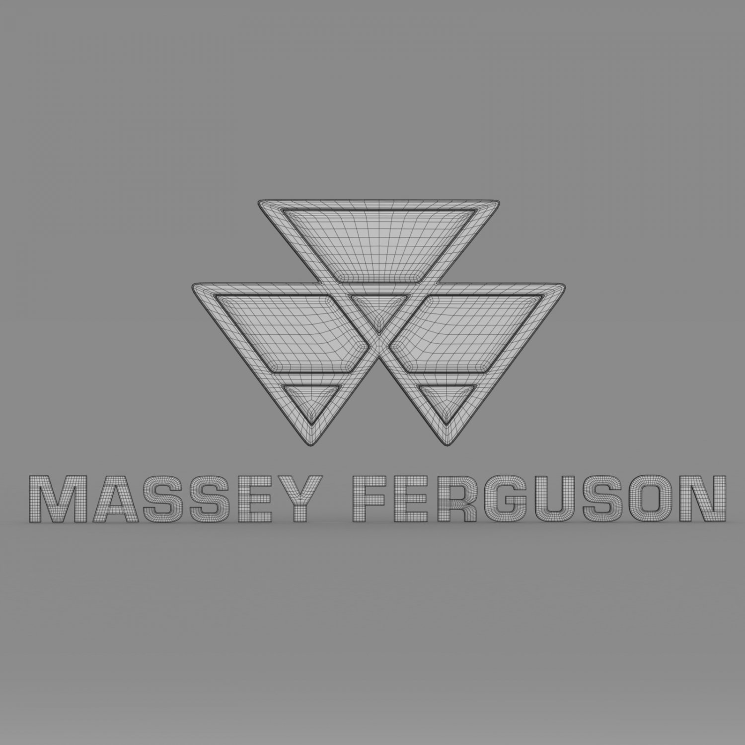 Massey Ferguson Logo 3d Model In Heavy Equipment 3dexport