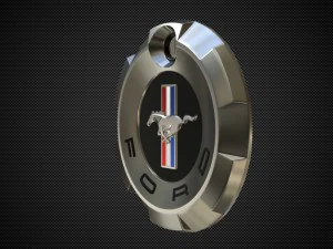 horse logo 5 3D Model