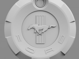 horse logo 5 3D Model