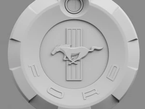 horse logo 5 3D Model