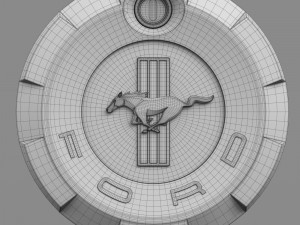 horse logo 5 3D Model
