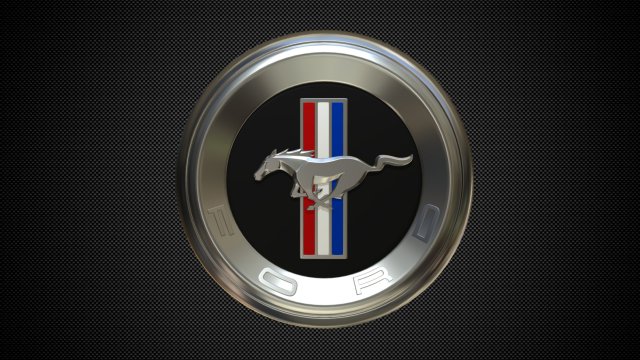 horse logo 6 3D मॉडल .c4d .max .obj .3ds .fbx .stl .blend 