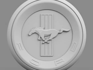 logo kuda 6 Model 3D