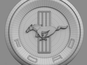 logo kuda 6 Model 3D