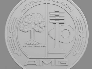 amg logo 3D Model