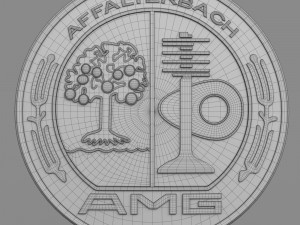 amg logo 3D 模型