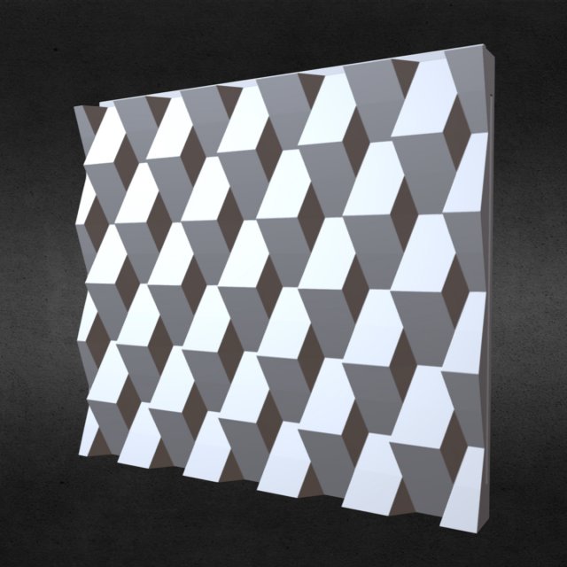 3d wall panel 2 Modelo 3D .c4d .max .obj .3ds .fbx .stl .blend 
