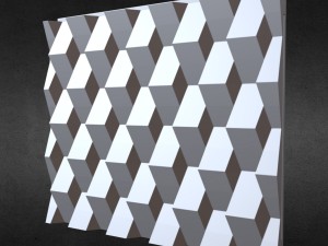 3d wall panel 2 3D-Modell