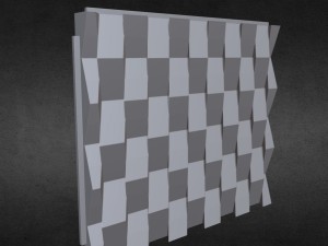 3d wall panel 2 Modelo 3D