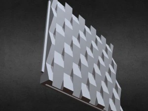 3d wall panel 2 3D Model