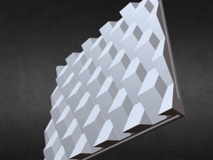 3d wall panel 2 Modelo 3D