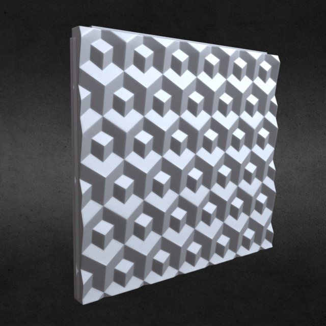 3d wall panel 4 3D Model .c4d .max .obj .3ds .fbx .stl .blend 