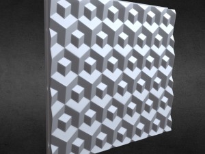 3d wall panel 4 3D-Modell